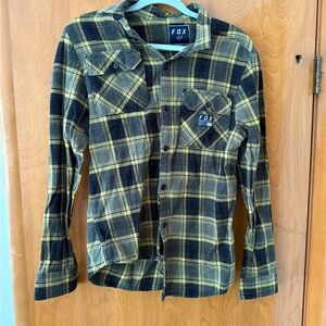 FOX Plaid Flannel Shirt